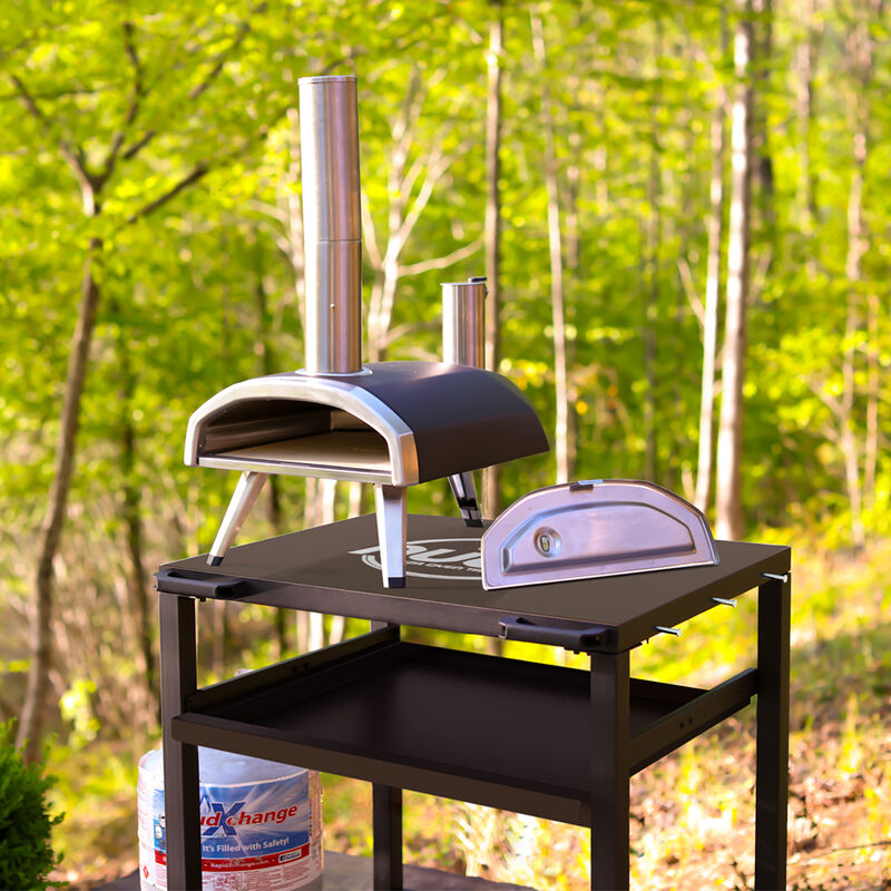 NUUK HeavyDuty 30" Solid Steel Pizza Oven Table Overton's