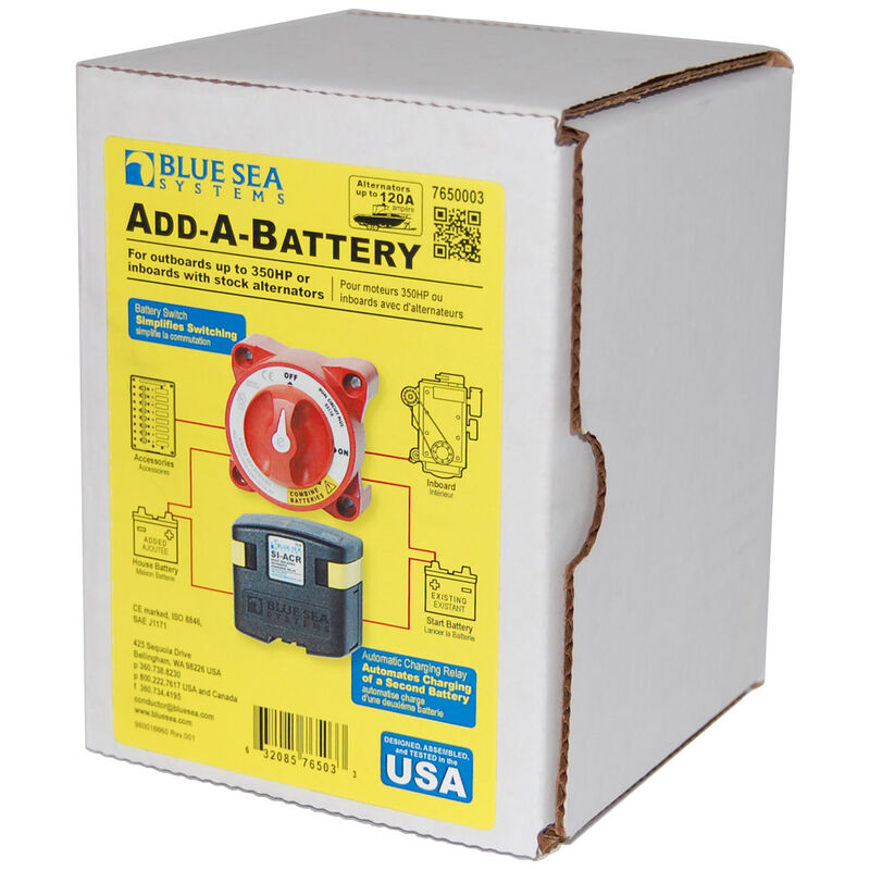 Blue Sea Systems Add-A-Battery Kit image number 1