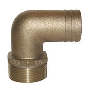 Groco Bronze 90&deg; Pipe-To-Hose Adapter - 1-1/4" Pipe, 1-1/4" Hose
