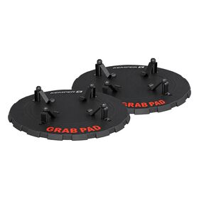 Lippert GrabPad Universal Permanent RV Jack Pad Large 10-12in Jack Foot, 2 Pack 
