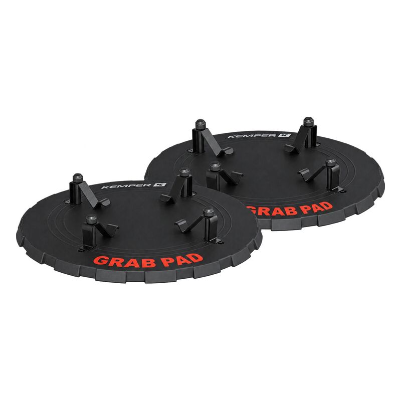 Lippert GrabPad Universal Permanent RV Jack Pad Large 10-12in Jack Foot, 2 Pack 