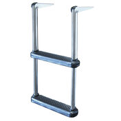 Dockmate Telescoping Drop Ladder With Plastic Steps, 2-Step