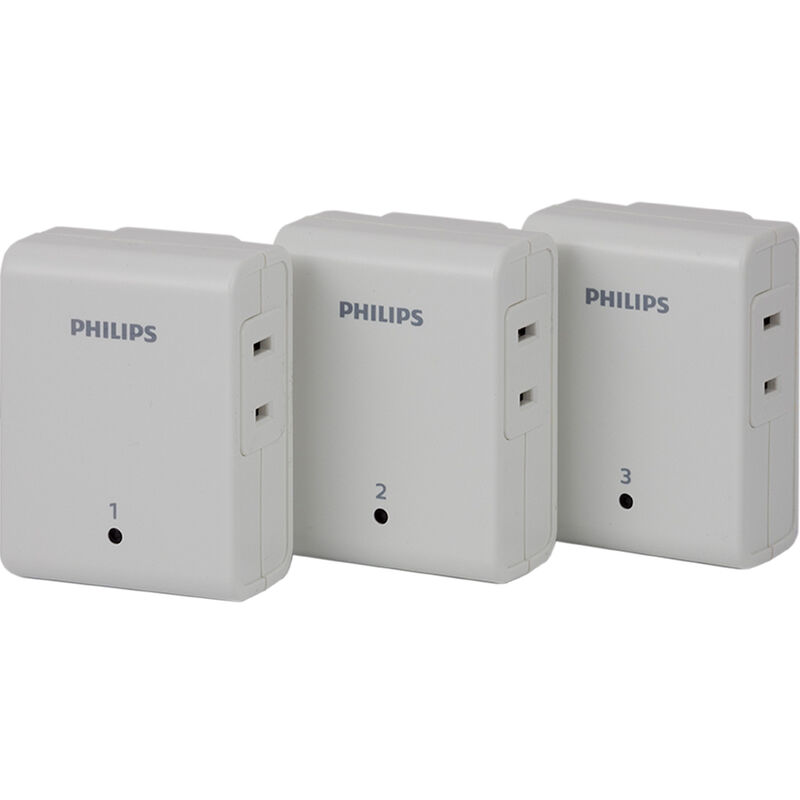 Philips 3 Wireless ON/OFF Switches with Remote image number 2