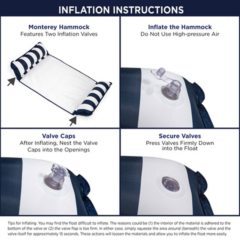 Aqua Leisure 4-in-1 Monterey Hammock Pool Float image number 5