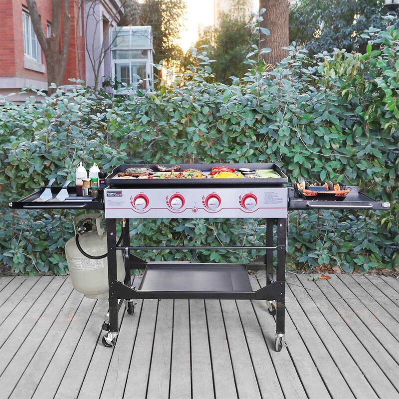 Royal Gourmet GB Series 4-Burner Gas Griddle with Latch Cover image number 8