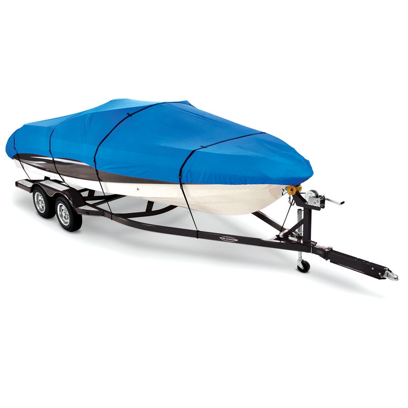 Covermate Imperial Pro Pro-Style Bass Boat Cover, 18'5" max. length Blue image number 1
