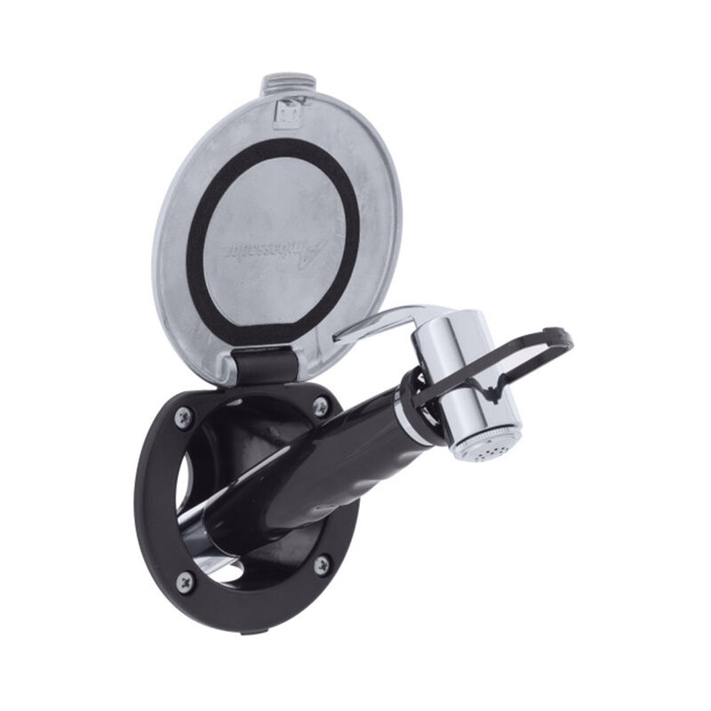 Ambassador Marine Recessed Shower, Stainless Steel Lid, Hammer-Head Sprayer image number 2