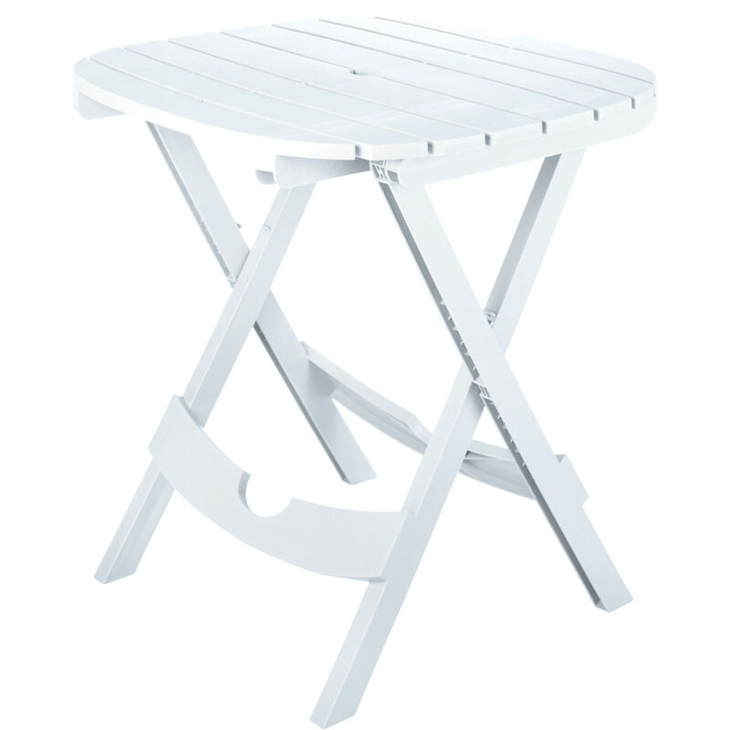 Quik-Fold Cafe Table, White image number 1