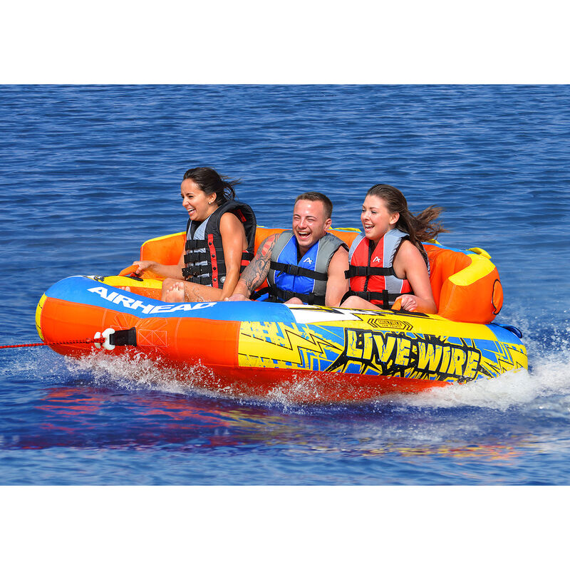 Airhead Live Wire 3-Person Towable Tube image number 2