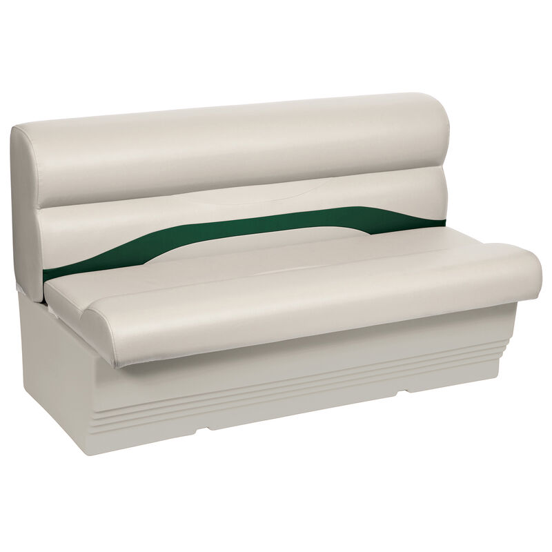 50" Straight Bench Seat - TOP ONLY - Platinum/Green image number 2