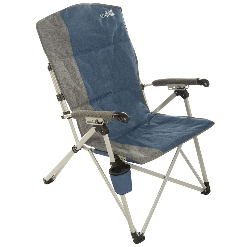 Venture Forward 3-Position Recliner, Blue/Gray image number 1