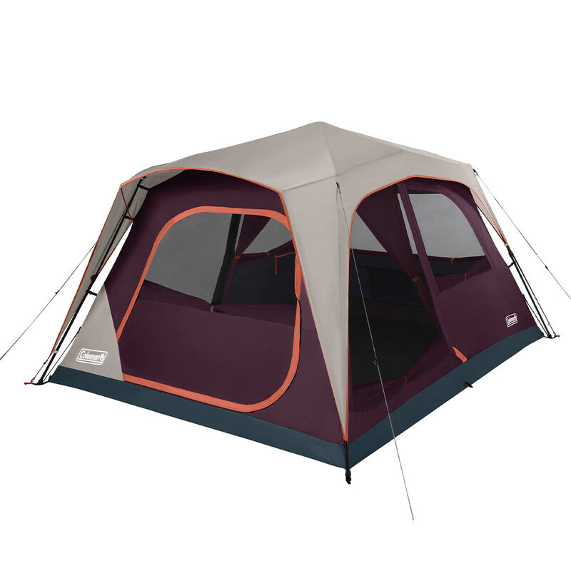 Coleman Skylodge 8-Person Instant Camping Tent, Blackberry image number 1