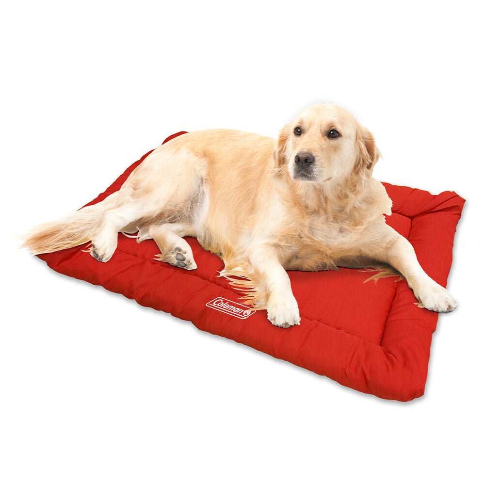 Coleman Roll-Up Travel Dog Bed, Red