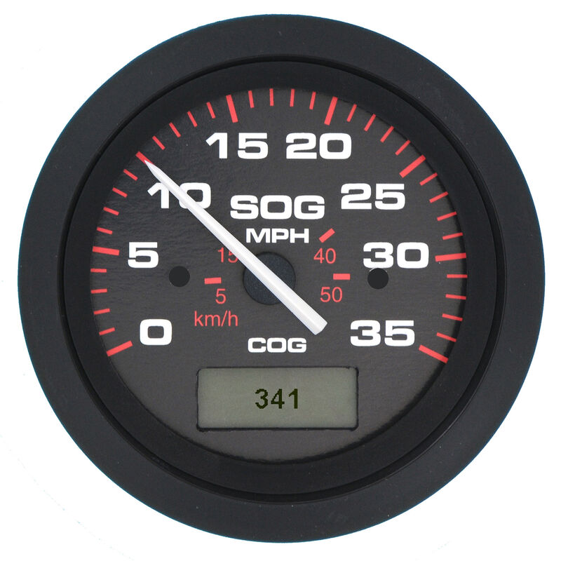 Sierra Amega 3" GPS Speedometer With LCD Heading Display, 35 MPH image number 1