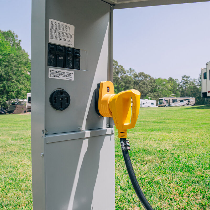 Camco PowerGrip Two Plug 15A to Single 30A Receptacle image number 6