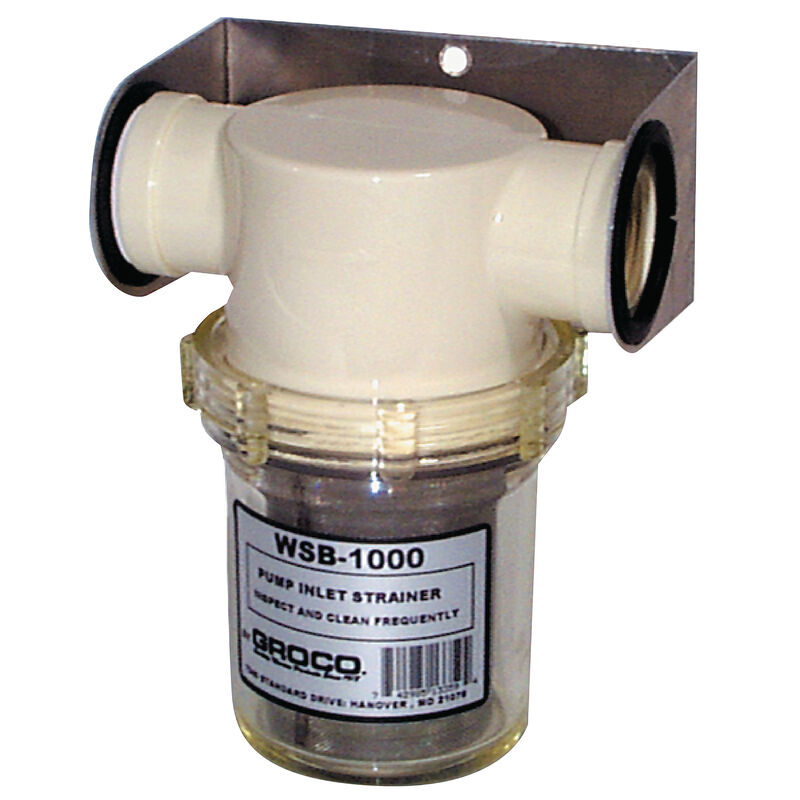 Groco WSB-750-P Saltwater Pump Strainer With Nonmetallic Basket image number 1