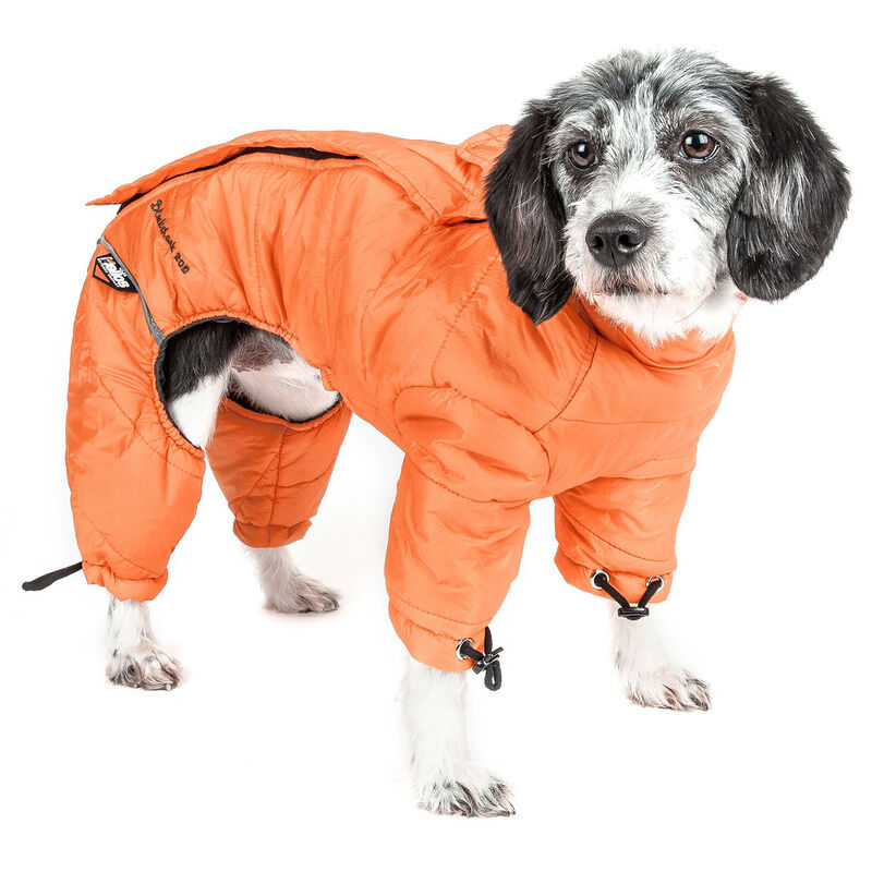 Helios Thunder-crackle Full-Body Waded-Plush Adjustable and 3M Reflective Dog Jacket image number 2