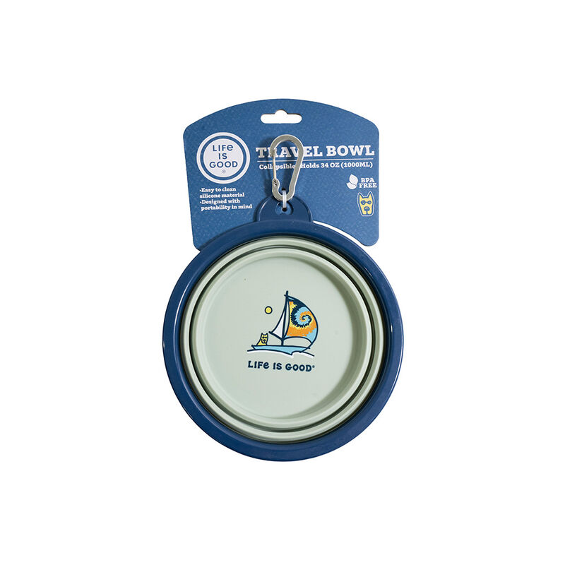 Life is Good 34-oz. Collapsible Travel Bowl, Sage Green image number 5