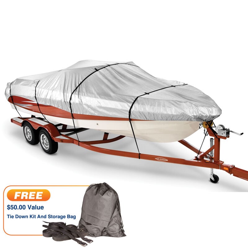 Covermate HD 600 Trailerable Cover for 14'-16' V-Hull, Tri-Hull Boat image number 1