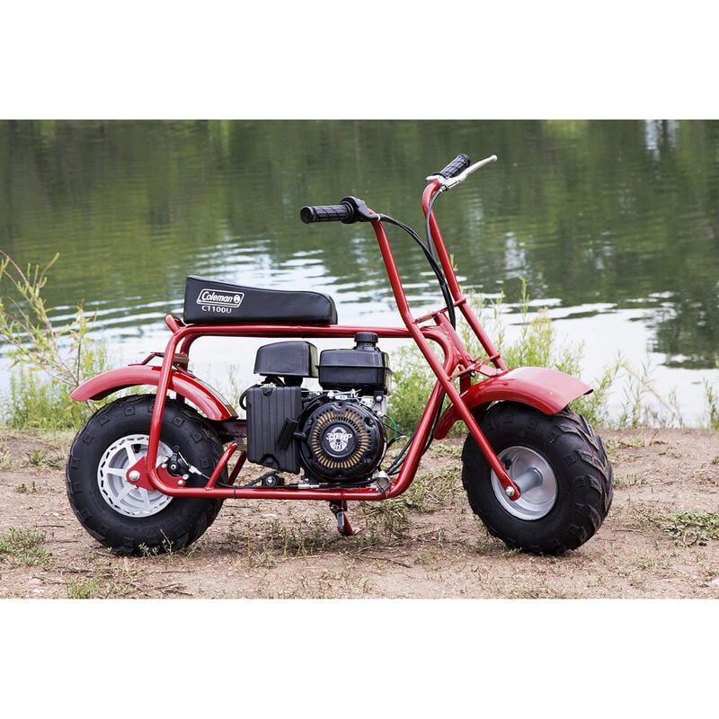 Coleman Powersports CT100U Mini Bike, Red image number 2