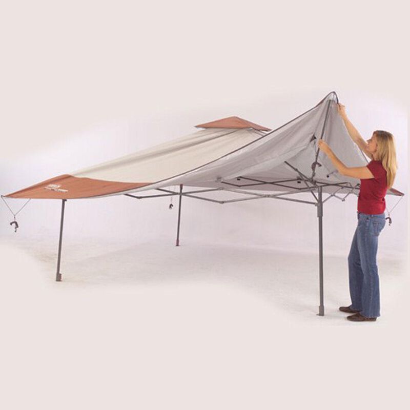 Coleman Instant Canopy 13 ft x 13 ft - Cream/Brown image number 9