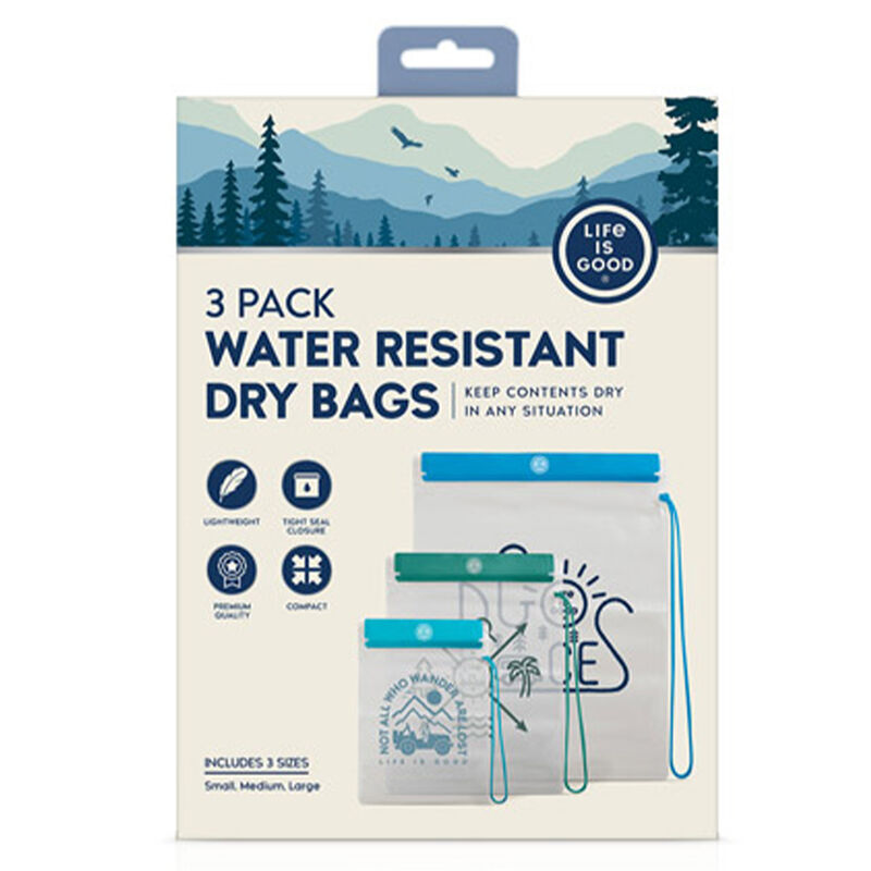 Life Is Good  3-Pack Wet/Dry Bag Set image number 2