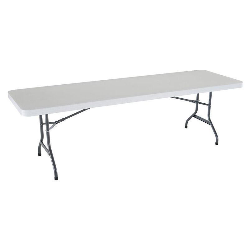Commercial Folding Table, 8' image number 1