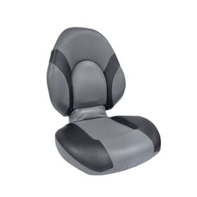 Semi-Custom Boat Seat - Dark Grey/Ebony