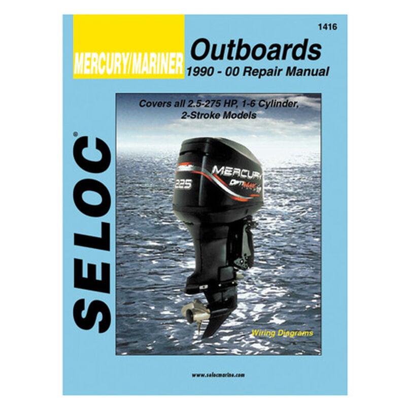Seloc Marine Outboard Repair Manual for Mercury/Mariner '90 - '00 image number 1