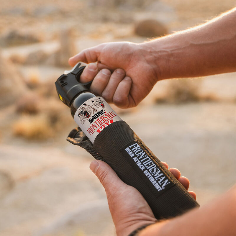 SABRE Frontiersman Max 9.2-oz. Bear Spray and Mountain Lion Spray with Belt Holster, 2-Pack image number 5