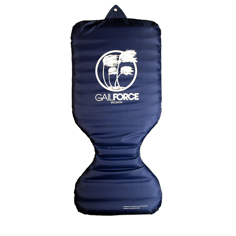 Gail Force Water Sports Travel Inflatable Saddle Float - Navy image number 1