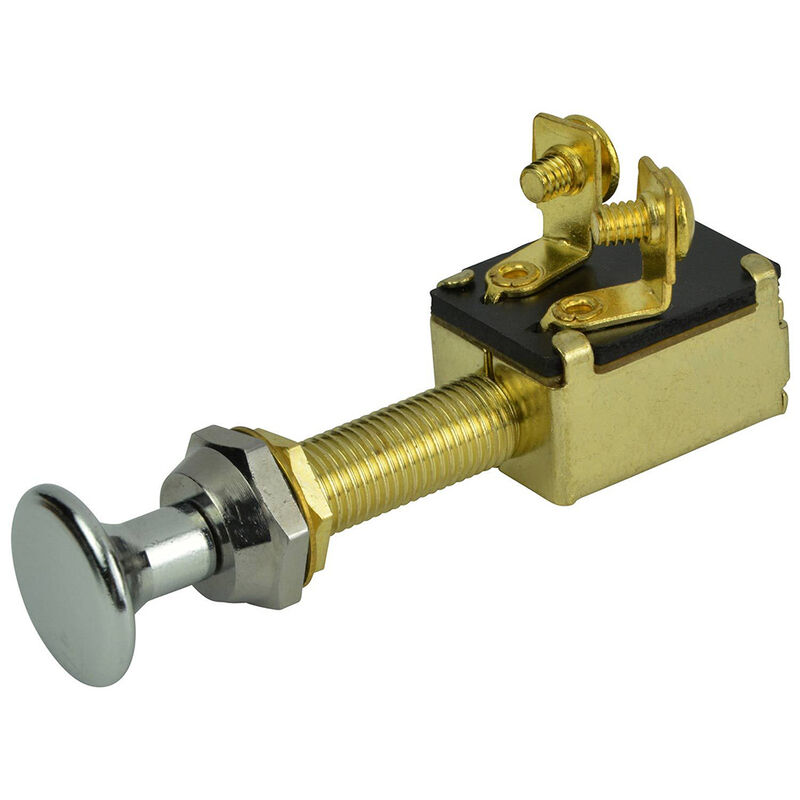 BEP SPST Push-Pull Switch, 2 Position, On/Off image number 1