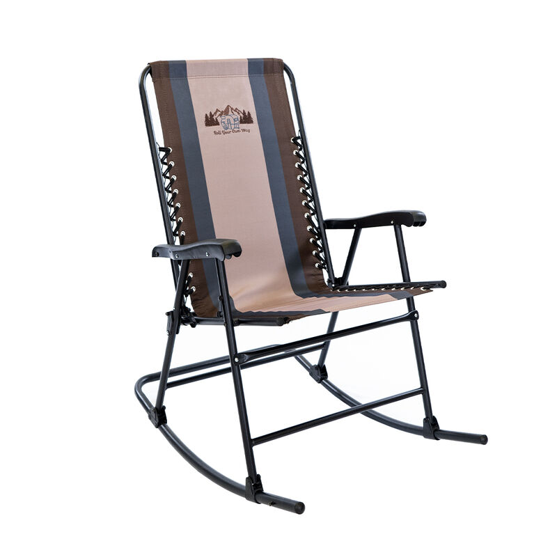 Roll Your Own Way Folding Outdoor Rocker image number 1