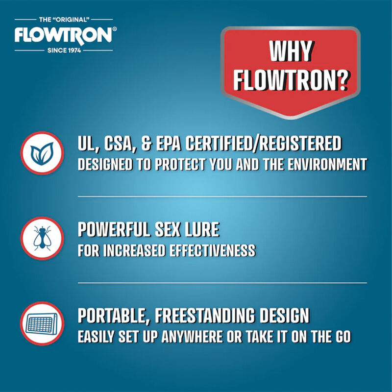 Flowtron 30W Portable Indoor Electric Insect Trap  image number 8