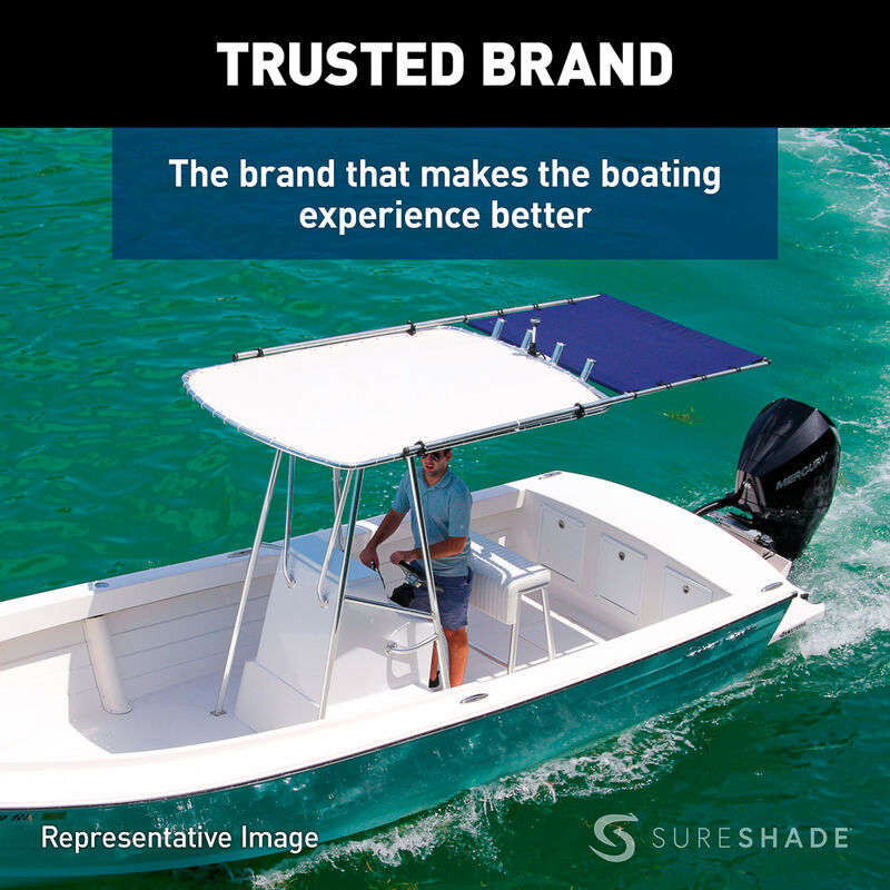 SureShade PTX Power Shade - 51" Wide - Stainless Steel - Navy image number 5