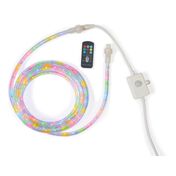 Multicolor LED Rope Light with Remote Control, 18’L