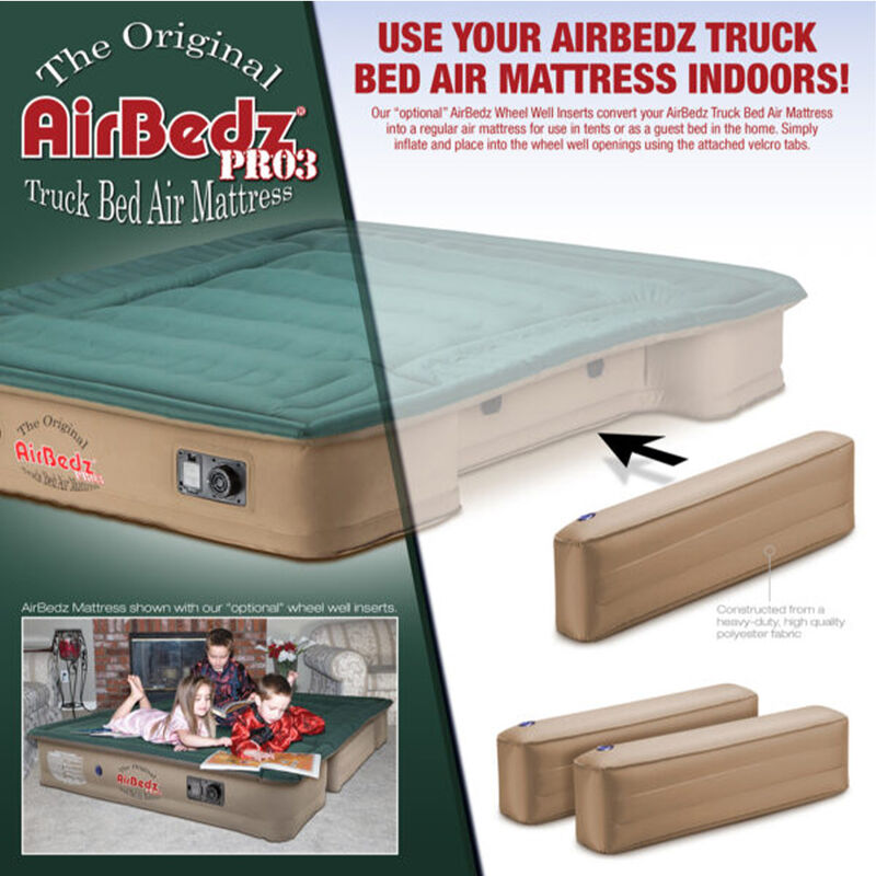 Pittman Outdoors AirBedz Pro3 Mid Size Truck Bed Air Mattress with Built-In Air Pump image number 4