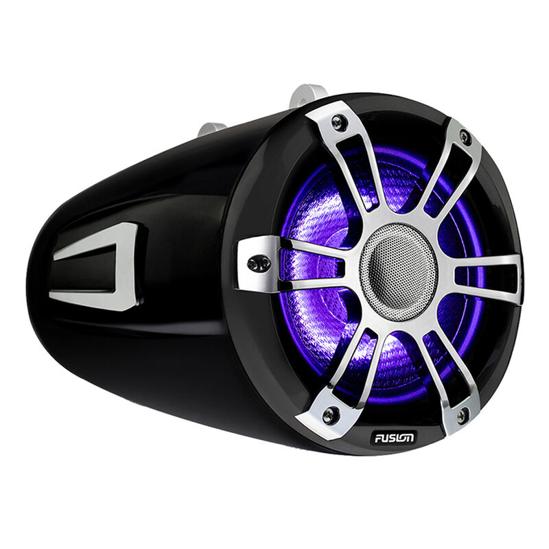 FUSION 6.5" Wake Tower Speakers w/CRGBW LED Lighting - Sports Chrome image number 2