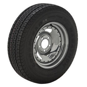 Goodyear Marathon 215/75 R 14 Radial Trailer Tire, 5-Lug Chrome Directional Rim