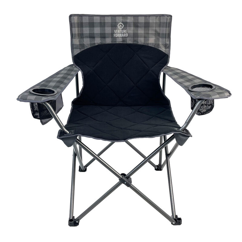 Venture Forward Quilted Quad Chair w/ Carry Bag image number 2