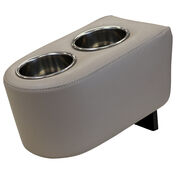 Wise Portable Dual Cup Holder With Stainless Steel Inserts
