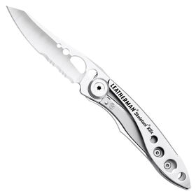 Leatherman Skeleton KBx Folding Knife And Bottle Opener Combo, Silver