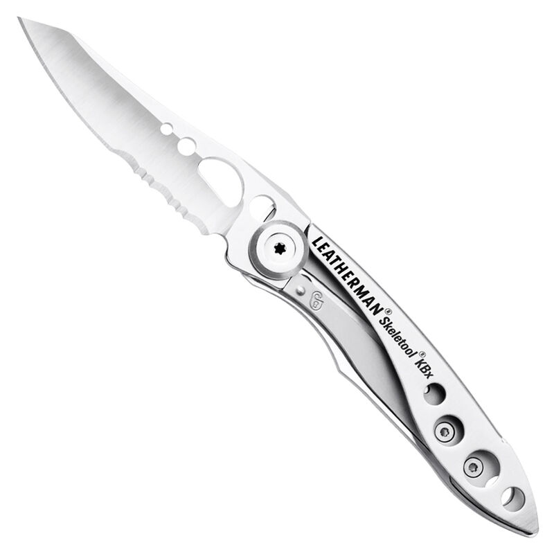 Leatherman Skeleton KBx Folding Knife And Bottle Opener Combo, Silver image number 1