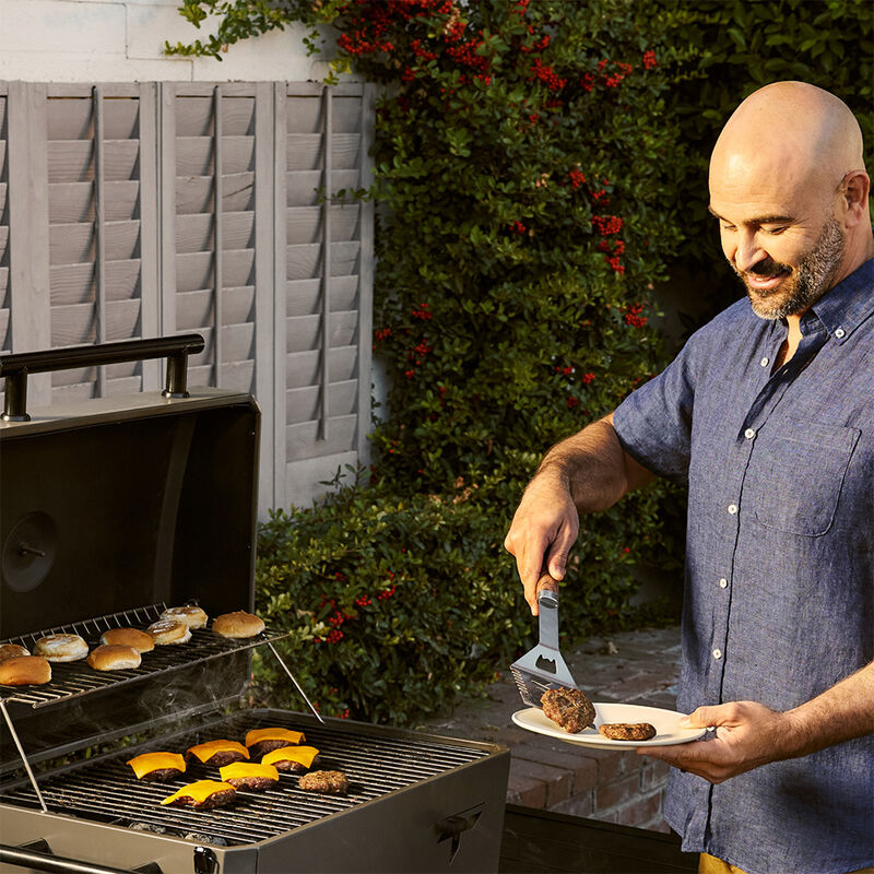 TYTUS Emberwood Charcoal Grill with Grill and Prep Cart and Cover image number 13