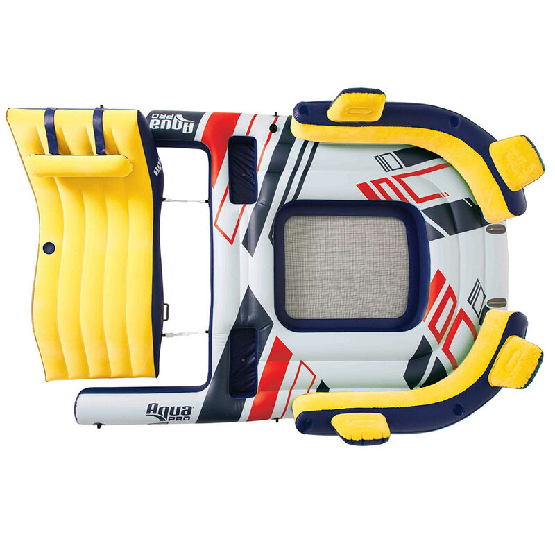 Aqua Pro 11' x 8' Inflatable Raft w/ Detachable Docking Lounge image number 2