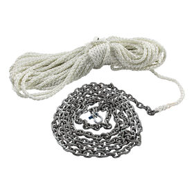 Lewmar Anchor Rode - 15' 1/4" G4 Chain, 300' 1/2" 8-Plait Rope with 5/16" Shackle
