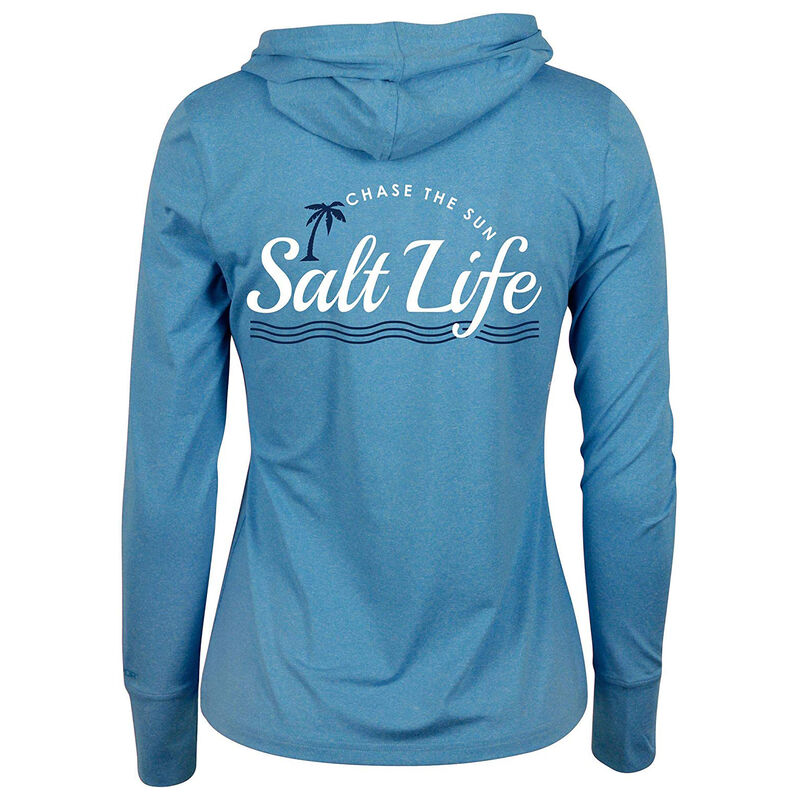 Salt Life Women's Chase The Sun Performance Pullover Hoodie image number 4