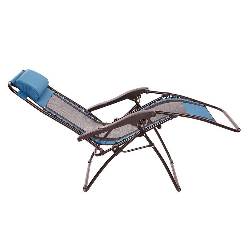 Mesh Recliner, Blue image number 4