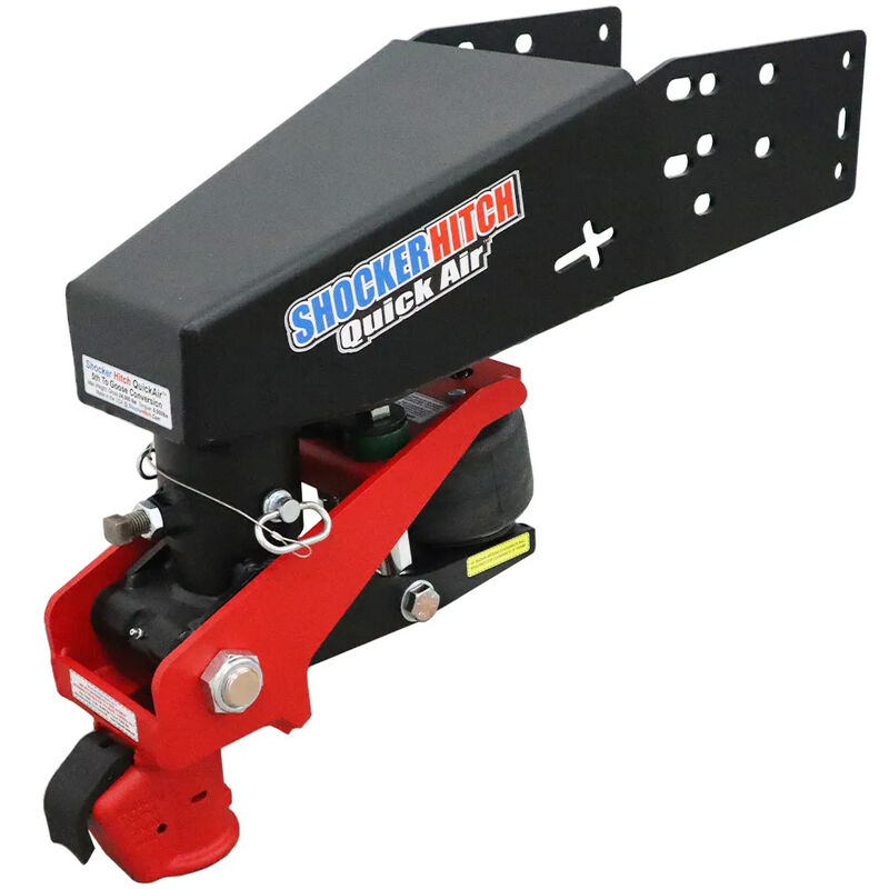 Shocker Hitch Quick Air 5th Wheel to Gooseneck Demco Coupler Conversion Kit, Fits Lippert 1621, 0719, Rhino Box, without Chain Kit image number 7