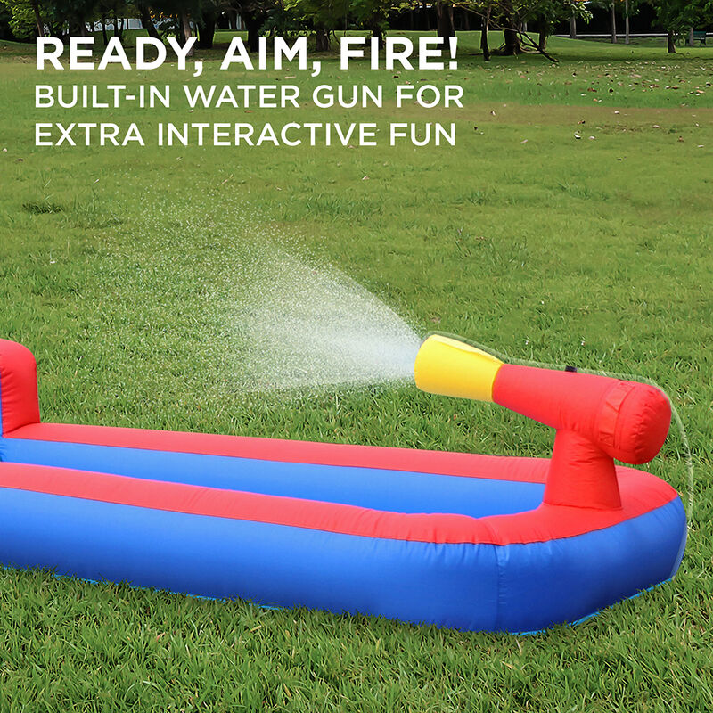 Sunny & Fun Inflatable Water Slide with Built-In Water Gun image number 5
